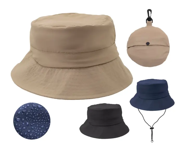 SOMBRERO DE PESCADOR PLEGABLE GILLIGAN A3165 NEGRO